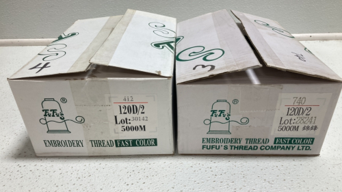 (2) Boxes of FuFu’s Embroidery Thread