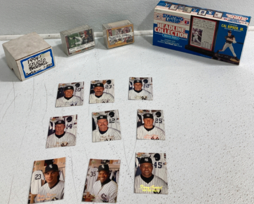 1994 Studio Baseball Complete Set, Headline Collection, 95 Classic NFL, 95 Proline NFL