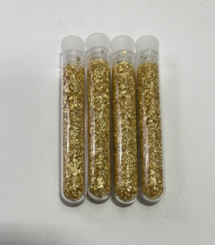 (4) Bottles Of Gold Flake/Leaf