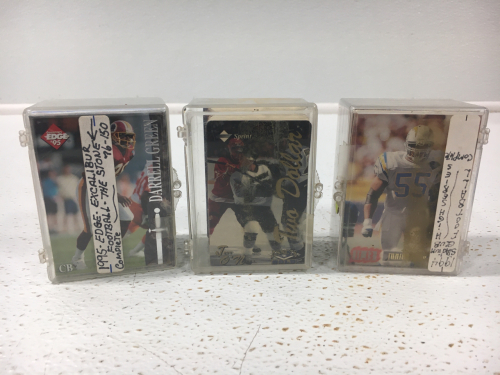 95 Excalibur set, 94 Stadium club set, Sprint Sports cards