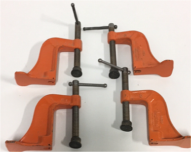 (4) Jorgensen 3” Bench Hold Down Clamps