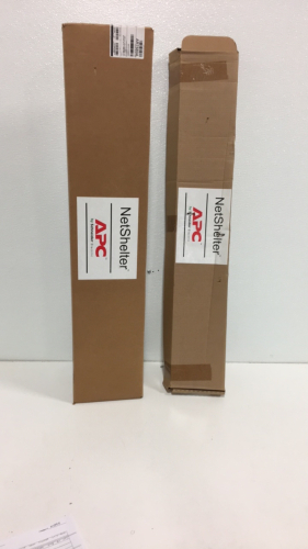 (1) Apc Vertical Cable Manager (1) Apc Vertical cable manager hinged cover
