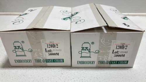 (2) Boxes of FuFu’s Embroidery Thread