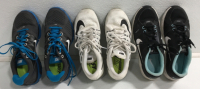 (3) Pairs Of Womens Nikes, Sizes 5.5/6.5