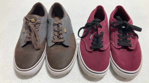 Men’s Vans Size (1) 9.5 and (1) 10.5