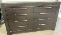 Dark Brown 8-Drawer Dresser