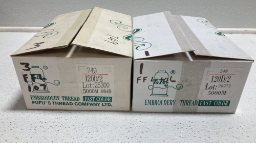 (2) Boxes of FuFu’s Embroidery Thread