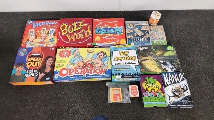 Puzzles, Cards, & Board Games