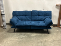 Blue Modern Style Futon