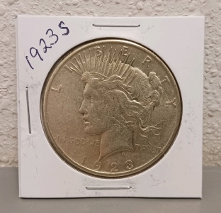1923 S Peace Dollar