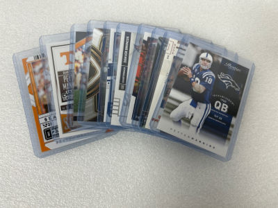 10 Collector Peyton Manning Football Cards