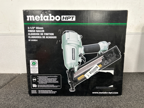 Metabo HPT 2 1/2” 65mm Finish Nailer in Case