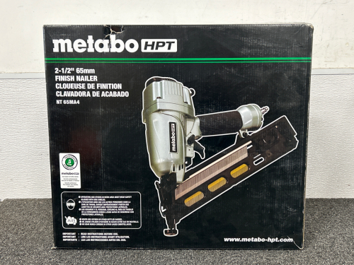 Metabo HPT 2 1/2” 65mm Finish Nailer in Case