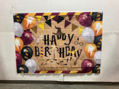 Large Birthday Harry Potter Banner