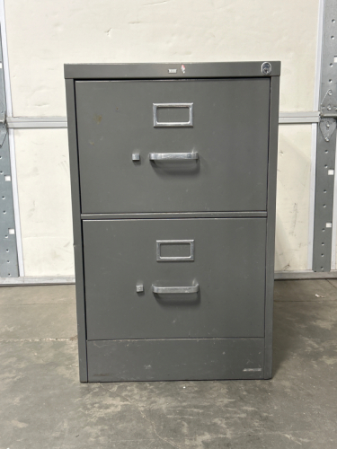 Hon 2 Drawer Metal File Cabinet