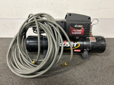 Accuset 2 HP 3 Gallon Compressor Works Great