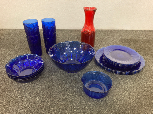 Avon Royal Sapphire Dish Set