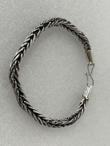 Handcrafted Foxtail .925 Silver Bracelet