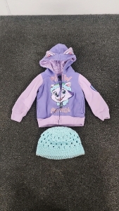 Girls Paw Patrol Hoodie & Bean
