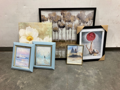 (6) Wall Art Paintings