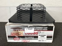 Adjustable Large Galvanized Chimney Cap- New