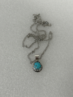 Turquoise & Silver 925 Pendant