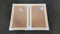 Two Brand New Framed Cork Boards With Accessories