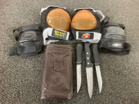 Knee Pads And Elbow Pads With Knifes