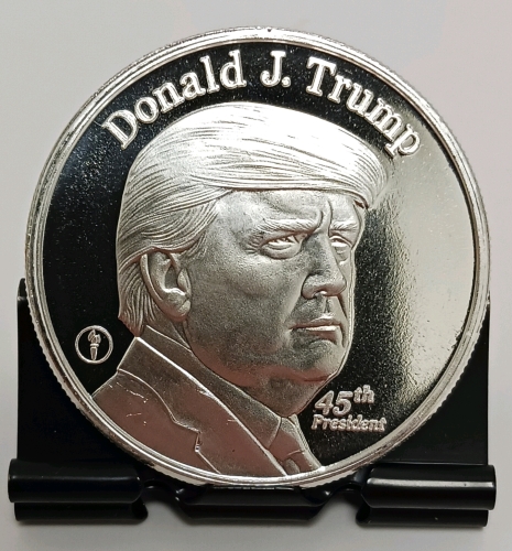 Donald Trump One Troy Ounce .999 Fine Silver Round - Verified Authentic