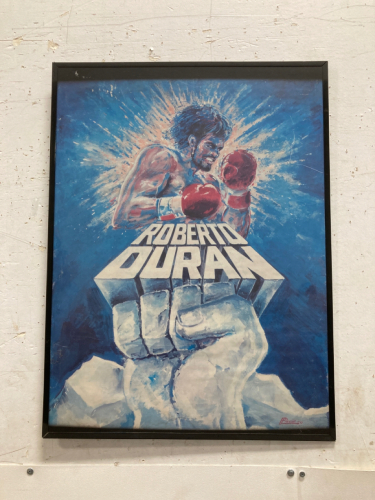 Framed Roberto Duran Print Wall Art