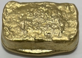 (1) 81.90g Gold Recovery BAR From Melted Computer Pins&hellip; Not Pure Gold