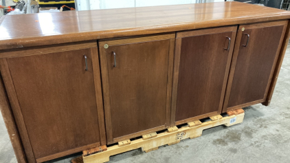 Dark Brown Heavy Duty Countertop Cabinet