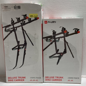 (1) 3-Bike Trunk/SUV Rack, (1) 2-Bike Trunk/SUV Rack