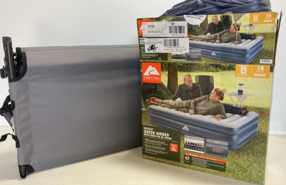 Ozark Trail Folding Cot, Ozark Trail Queen Air Mattress