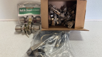 Doorknobs and Cabinet Hinges