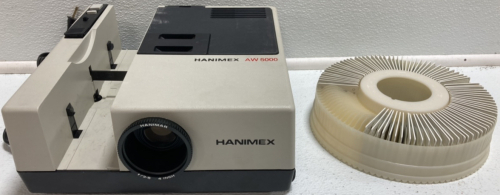 Hanimex AW 5000 Slide Projector w/ Rotary Slide Tray