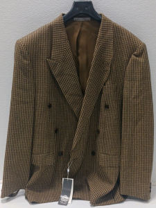 Gold Tweed Double Breasted Sports Jacket