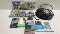 PS4 FIFA &lsquo;21, Professional Farmer PC DVD Rom, 3 PlayPack Madden 12, Sims 3 Island Paradise, Sims 4 Cats and Dogs Expansion, PC Anthem, NanoBuds 2.0, Coax Cables, and more