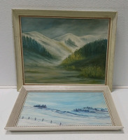 (2) Framed Scenery Paintings