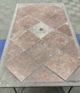 Outdoor patio table