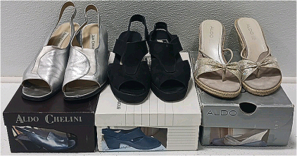 (3) Pair Dress Sandals