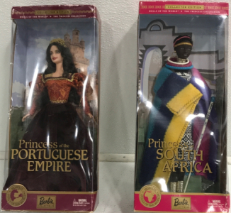 Princess Portuguese Empire Barbie, Princess South Africa Barbie