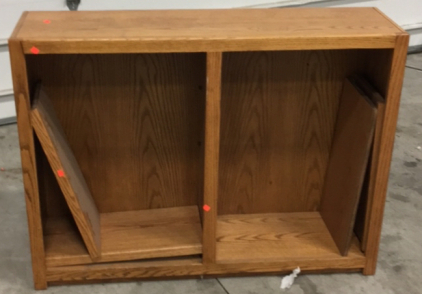 Wooden 6-Shelf Book Shelf