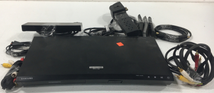 Blu-ray Player, And Assorted Cables