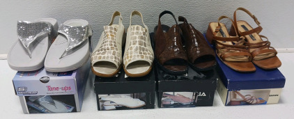 (4) Pair Dressy Sandals