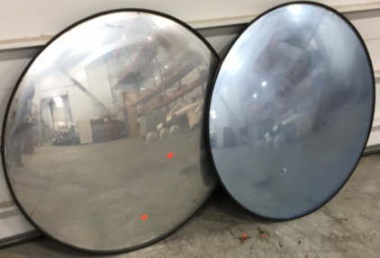 (2) 36” Anti-Theft Security Mirrors