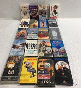(20) Assorted VHS Movies