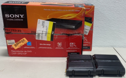 (2) Sony DVD Players (2) CradlePoint Dual Band Wireless Routers