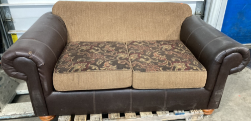 Brown Loveseat