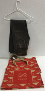 True Religion Jeans (Size 26) , (2) Red Loloi Reauseable Shopping Bags